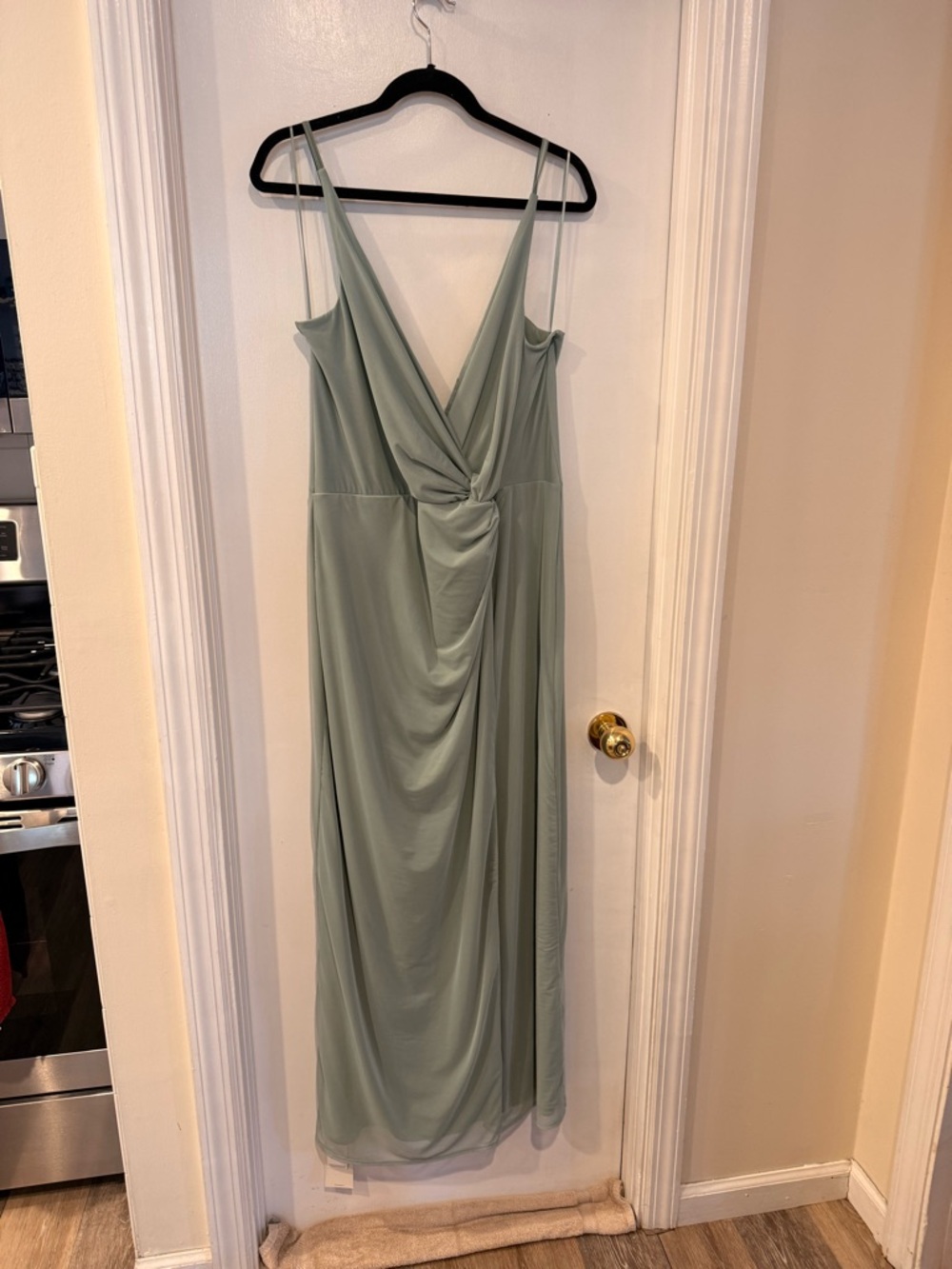 Abercrombie & Fitch Light Sage Green Dress